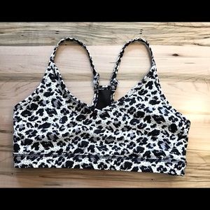 Snow Leopard Brilliant Mesh Bra